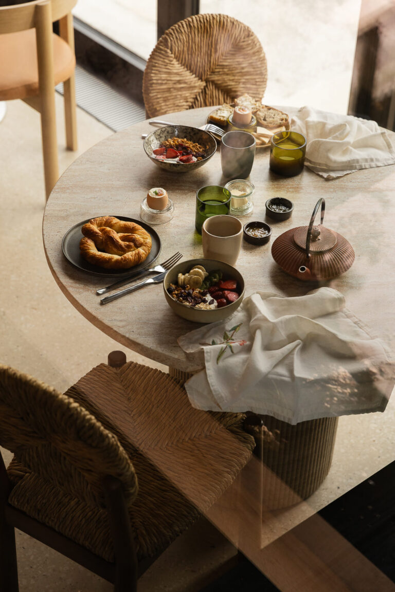 Breakfast Table at Moulin Moulin, Dannes - France
