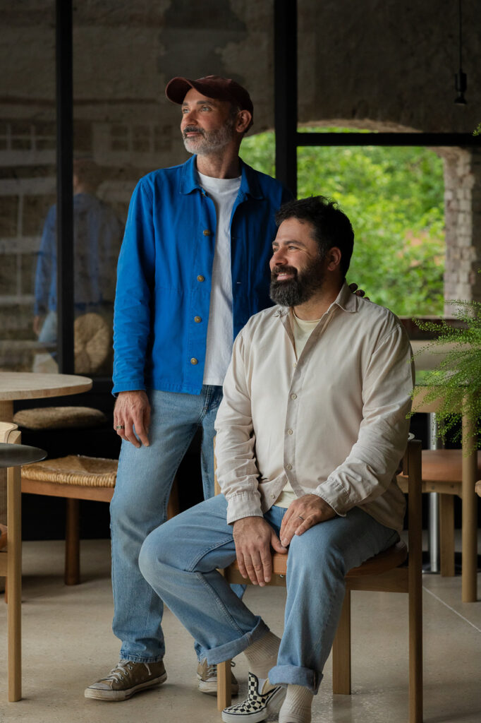 Nicolas & Jérémy, owners at Moulin Moulin, Dannes - France